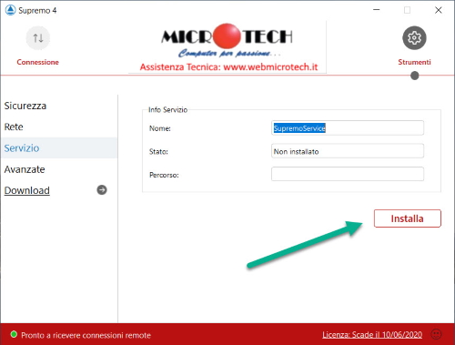 Guida assistenza tecnica e supporto tecnico con Supremo